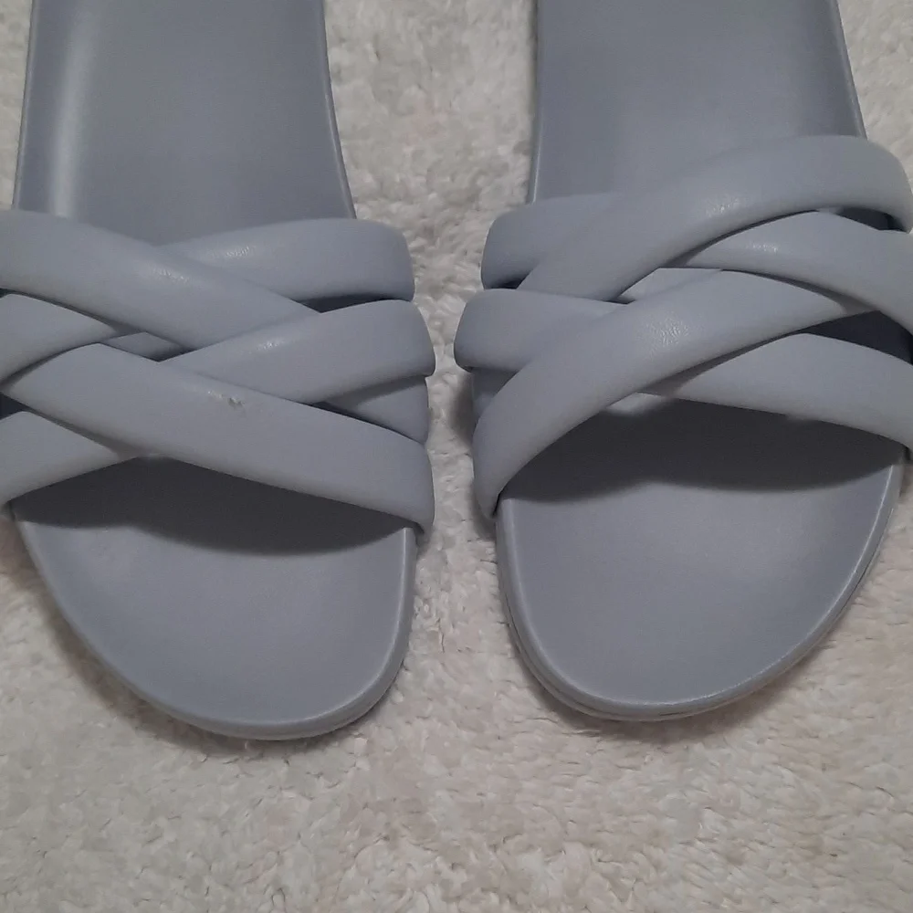 J. Crew Women's Light Blue Crisscross Sandals